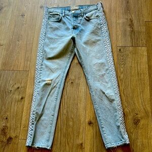 CURRENT ELLIOTT Button Fly Slouchy Skinny‎ Jeans Size 30